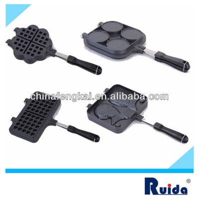 cast aluminum waffle cake pan